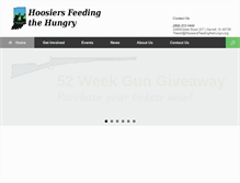Tablet Screenshot of hoosiersfeedingthehungry.org